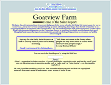 Tablet Screenshot of goatview.com